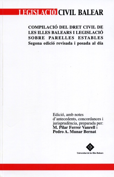 Compilació del dret civil de les Illes Balears i legislació sobre parelles estables