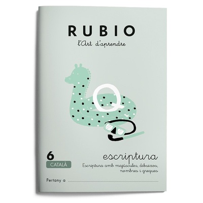 Escriptura RUBIO 6 (català)