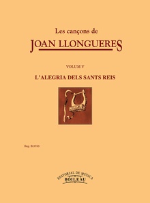 Les cançons de Joan Llongueres V