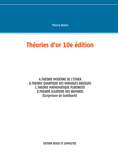 Théories d'or 10e édition