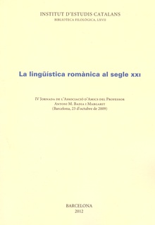 La Lingüística romànica al segle XXI