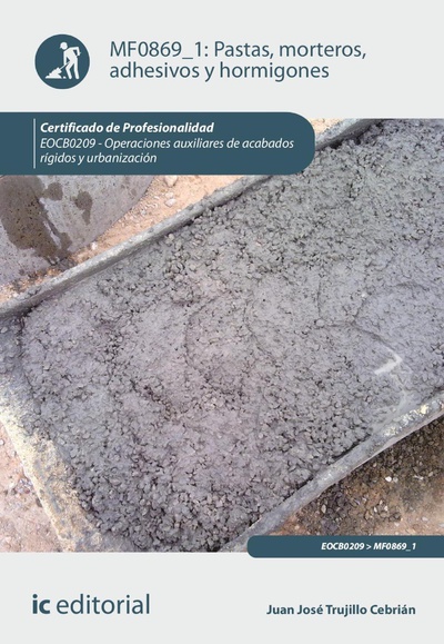 Pastas, morteros, adhesivos y hormigones. EOCB0209