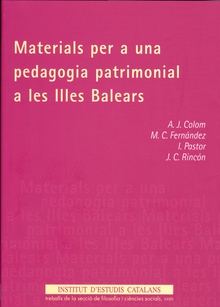 Materials per a una pedagogia patrimonial a les Illes Balears