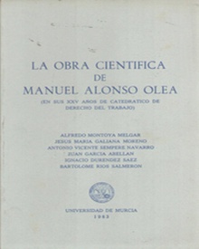 La Obra Científica de Manuel Alonso Olea