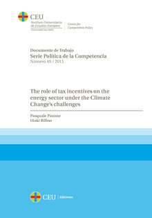 The role of tax incentives on the energy sector under the climate change´s challenges