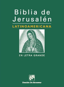 Biblia de jerusalén latinoamericana en letra grande