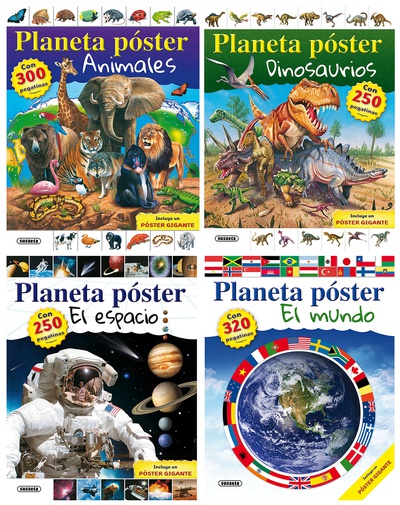 Planeta póster (4 títulos)