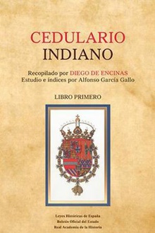 Cedulario indiano o cedulario de Encinas