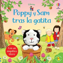 Poppy y Sam tras la gatita