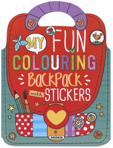 My fun colouring backpack with stickers