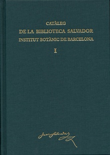 Catàleg de la Biblioteca Salvador Institut Botànic de Barcelona