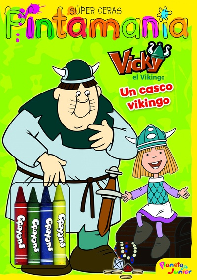 Vicky el Vikingo. Pintamanía Súper Ceras