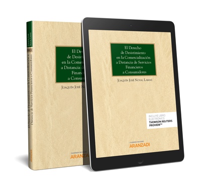 El derecho de desistimiento en la comercialización a distancia de servicios financieros a consumidores (Papel + e-book)