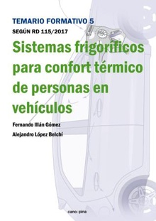Sistemas frigoríficos para confort térmico de personas en vehículos.
