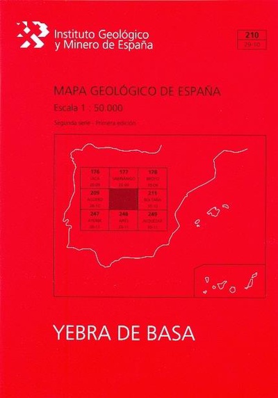 Mapa Geológico de España escala 1:50.000. Hoja 210, Yebra de Basa