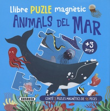 Llibre puzle magnètic Animals del mar