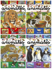 Pegatinas de animales (4 títulos)