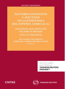 Factores cognitivos y afectivos en la enseñanza del español como LE/l2 (Papel + e-book)
