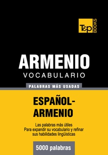 Vocabulario español-armenio - 5000 palabras más usadas