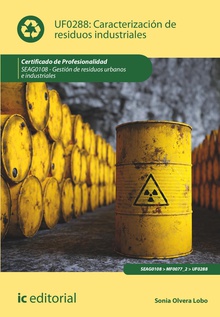 Caracterización de residuos industriales. SEAG0108 - Gestión de residuos urbanos e industriales
