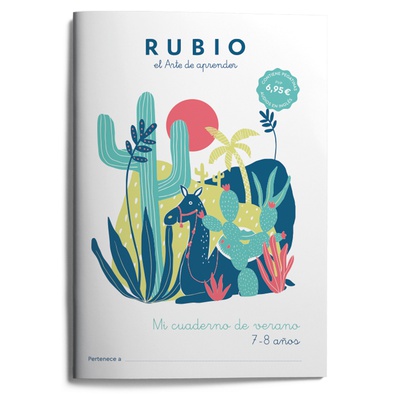Mi cuaderno de verano RUBIO. 7-8 años