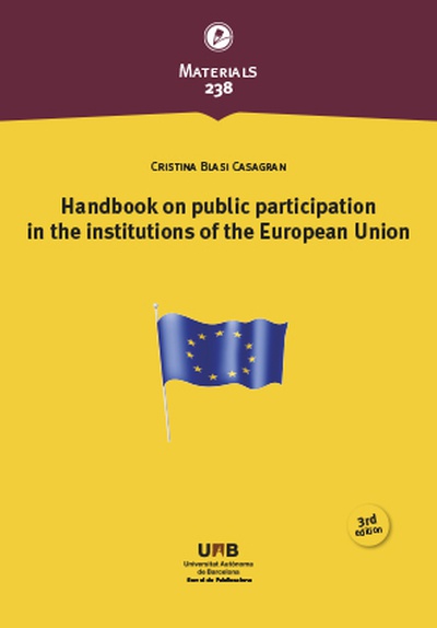 Handbook on public participation in the institutions of the European Union (3rd edition)