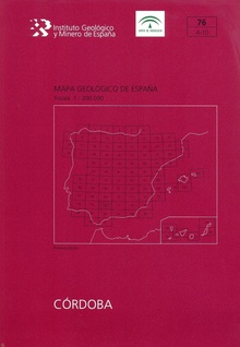 Mapa Geológico de Esapaña escala 1:200.000. Hoja 76, Córdoba