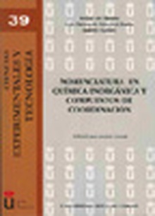 Nomenclatura en química inorgánica y compuestos de coordinación