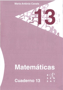 Matemáticas. Cuaderno 13