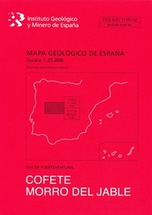 Mapa geológico de España, E 1:25.000. Hoja 1102-II-III y 1110-I-IV, Cofete-Morro del Jable