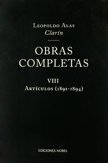 OBRAS COMPLETAS CLARIN - Tomo VIII
