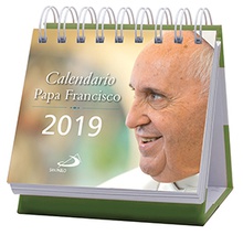 Calendario de mesa Papa Francisco 2019