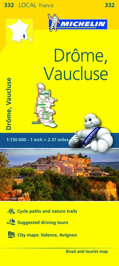 Mapa Local Drôme, Vaucluse