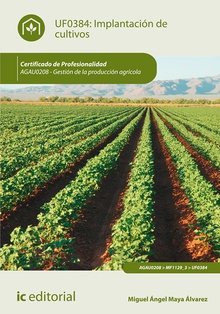 Implantación de cultivos. AGAU0208 - Gestión de la producción agrícola