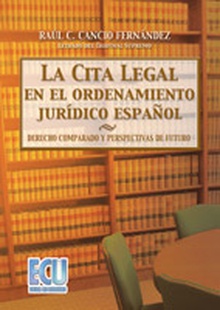 La cita legal en el ordenamiento jurídico español