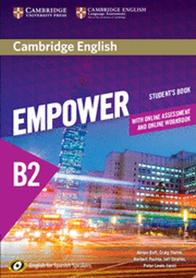 Cambridge English Empower for Spanish Speakers B2 Student's Book with Online Assessment and Practice and Online Workbook