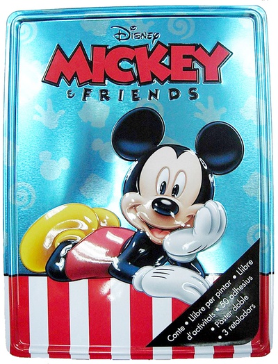 Mickey i els seus amics. Caixa metàl·lica