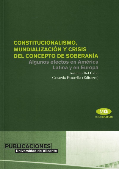 Constitucionalismo, mundialización y crisis del concepto de soberanía
