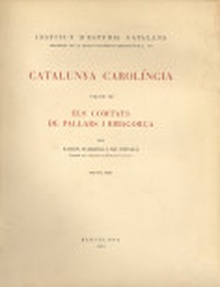 Catalunya carolingia. Volum 3. Segona Part. Els comtats de Pallars i Ribagorça