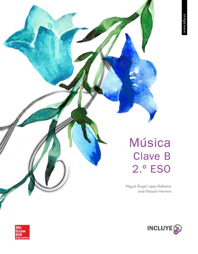 LA + 2CDA Musica clave B 2 ESO. Libro alumno.