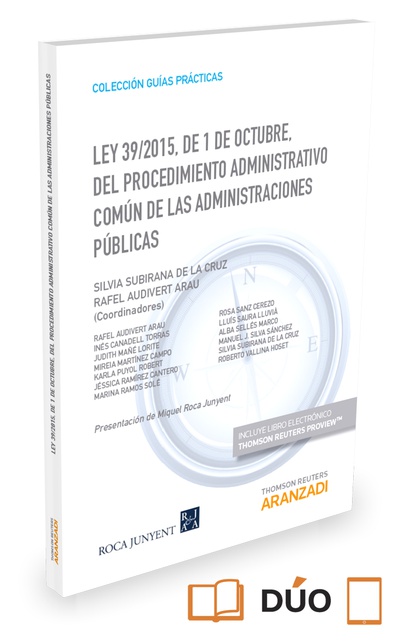 Ley 39/2015, de 1 de octubre, del Procedimiento Administrativo Común de las Administraciones Públicas (Papel + e-book)