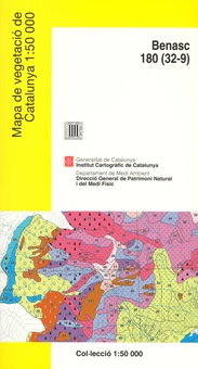 Mapa de vegetació de Catalunya 1:50.000 Benasc 180 (32-9)