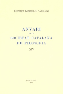 Anuari de la Societat Catalana de Filosofia, 14