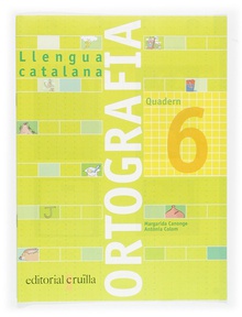 Quadern ortografia 6. Llengua catalana