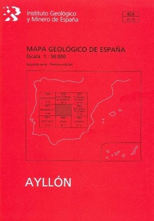 Mapa geológico de España, E 1:50.000. Hoja 404, Ayllón