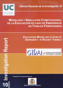 Modelado y simulación computacional de la evacuación en caso de emergencia en túneles ferroviarios