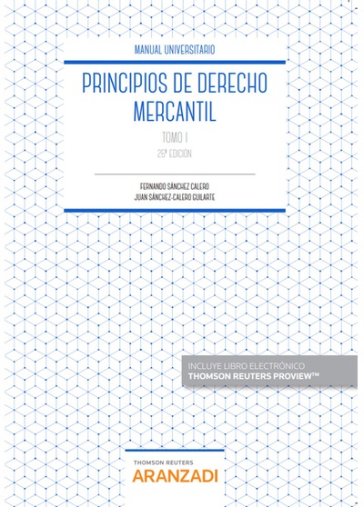 Principios de Derecho Mercantil (Tomo I) (Papel + e-book)