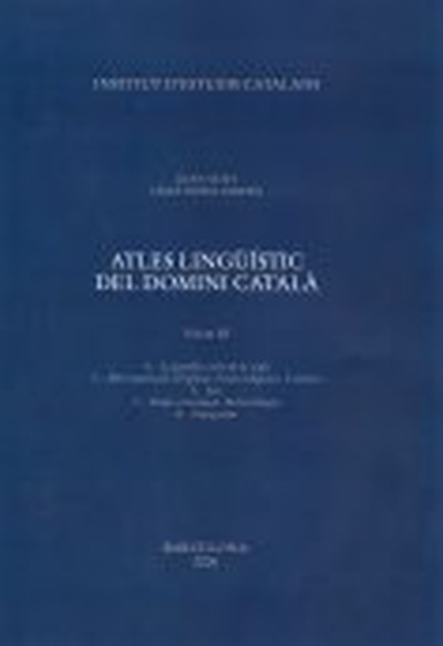 Atles lingüístic del domini català. Volum III