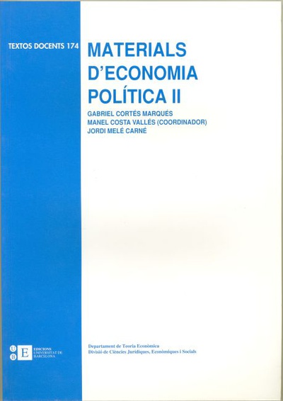 Materials d'economia política II