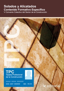 TPC - Solados y alicatados. Contenido formativo específico